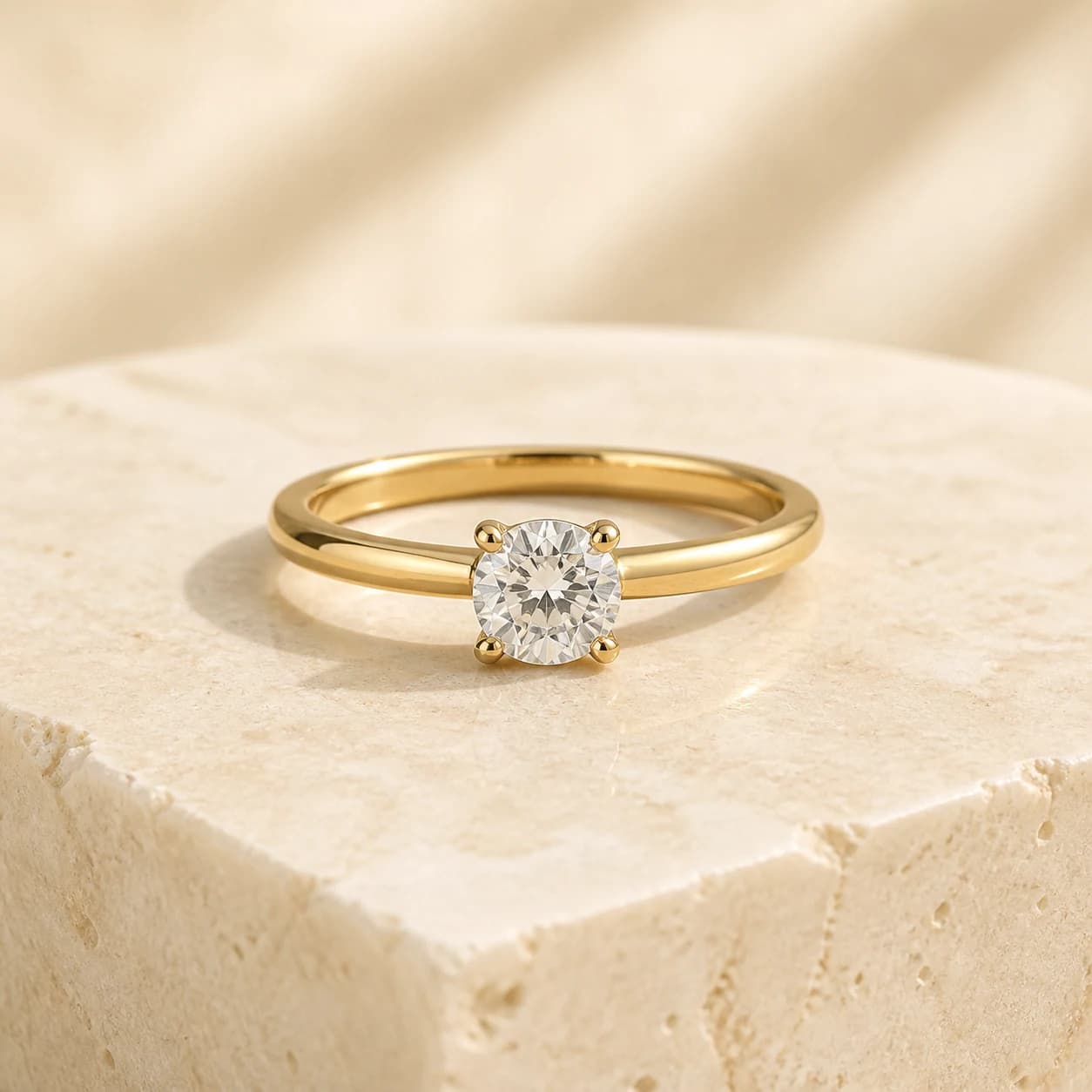 Noor Solitaire Ring